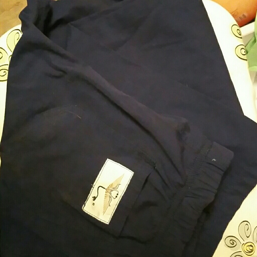 Navy blue Aviator scrub pants